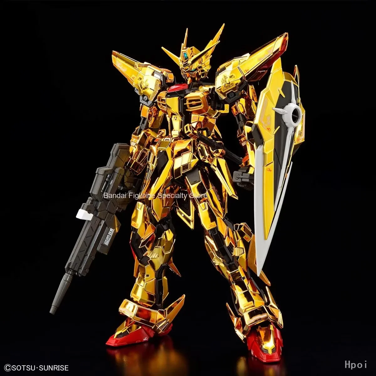 

Прямая доставка, оригинальная модель Bandai Anime GUNDAM RG 1/144 AKATSUKI GUNDAM OOWASHI, фигурка, игрушки для детей