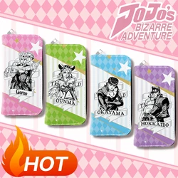 JoJo's Bizarre Adventure Anime Long Coin Purse Cartoon Handbag Portable Zipper Wallet
