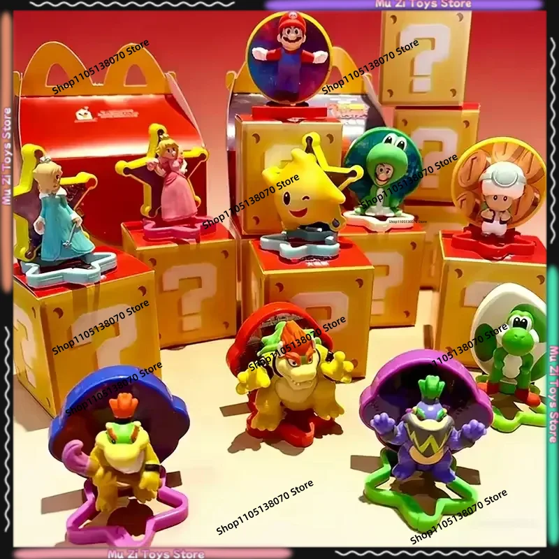 2026 En Stock Último Estilo Happy Mea Bros Figura Colgante Yoshi Rosalina Estatua Coleccionable Muñeco Juguete Colgante Decoración Regalo
