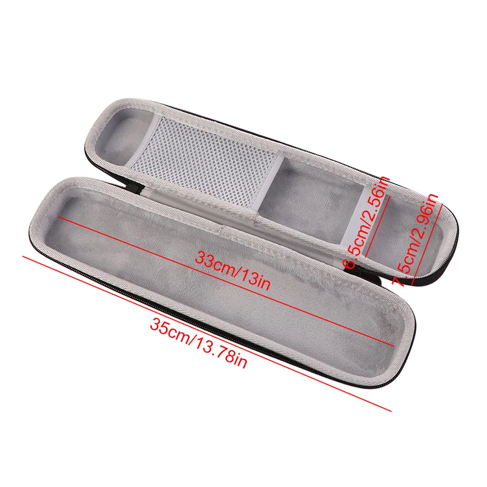 Portable Hair Straightener Storage Bag Hard Shell Hard Eva Curling Iron Carrying Case Protective Double Zipper