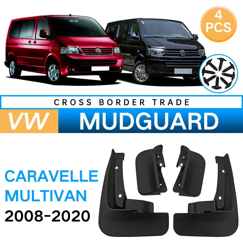 

Car Mud Flaps for Multivan Carvelle 2008-2020 Splash Guards Fender Mudguard Perfect Matching