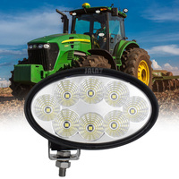 JALN7 5.6 Inch Oval LED Tractor Work Light 40W 12-24V Flood Beam Tractor for Deere Clear Agriculture Construction