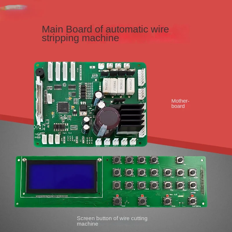 Fully automatic multifunctional computer wire cutting machine motherboard wire stripping machine display button switch