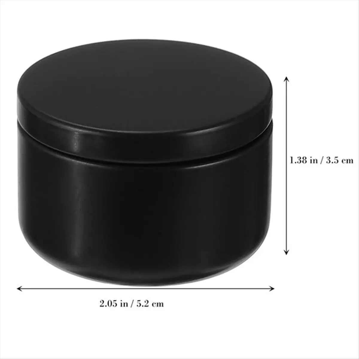 FTGT-24 Pcs Candle Jar Decorative Labels Empty Storage Tins Candle Tin Can Candlestick Holders Round Tin Containers, D
