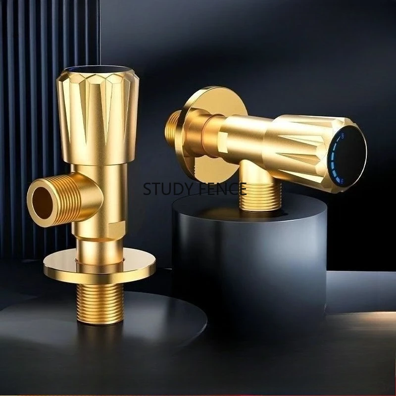 1pc Metal Angle Valve Water Triangular Thickened Valve Water Heater Switch Toilet Water Divider Household Hardware Accessories