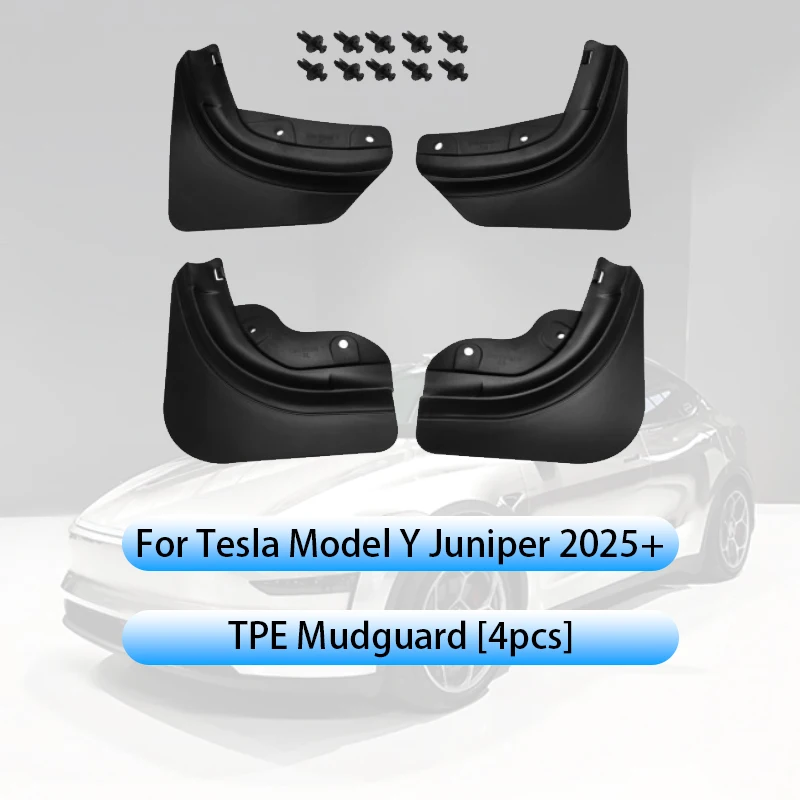 4PCS TPE Mudguard