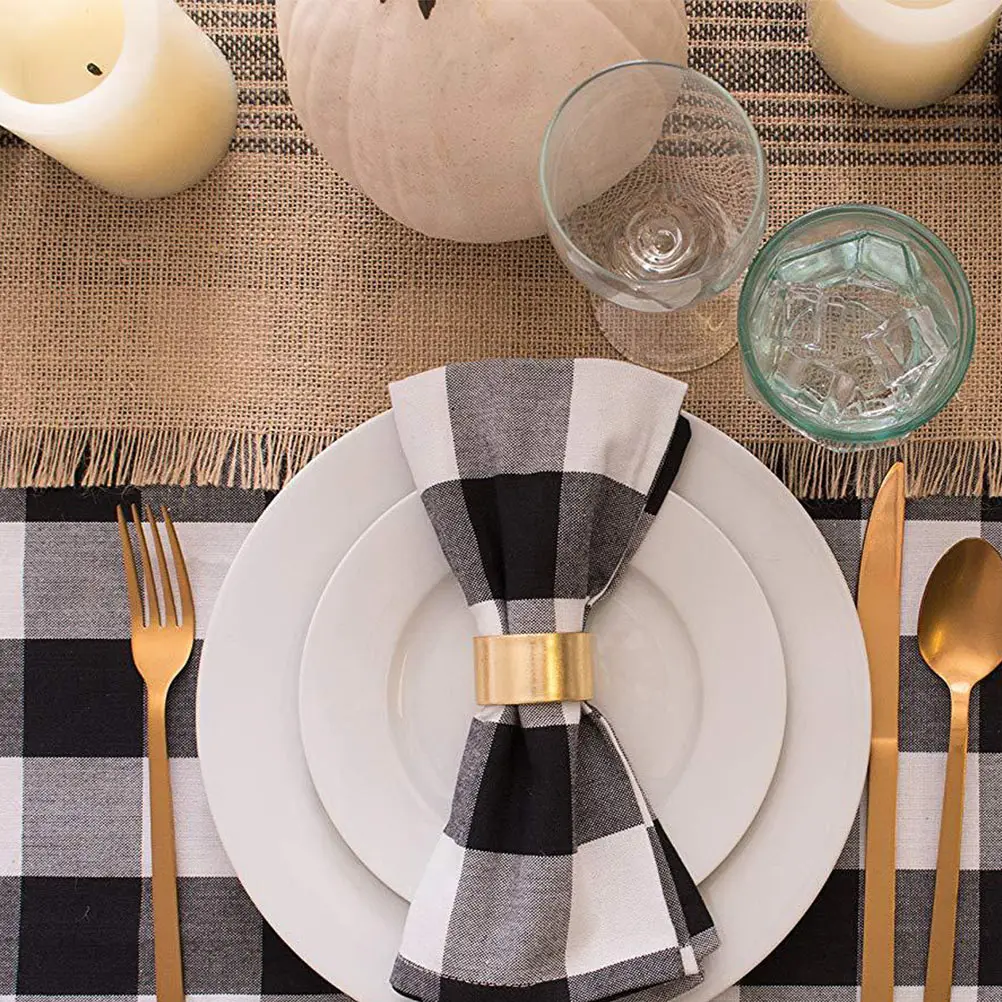 

Placemat Placemats for Round Table Western Style Kitchen Napkins Cloth Cotton Dinner