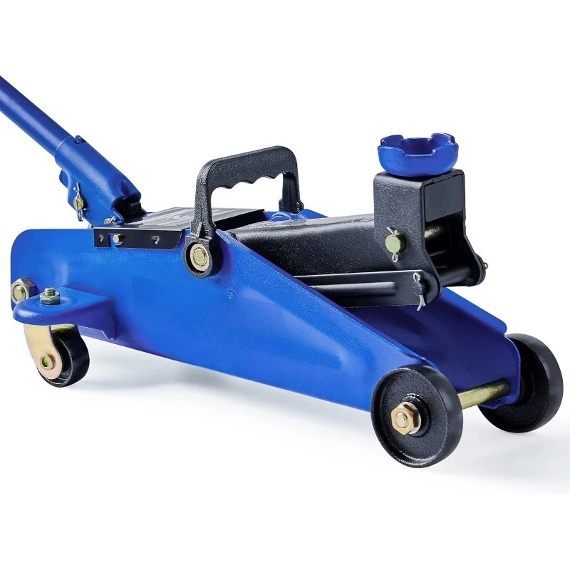 Bodenheber, hydraulischer tragbarer Wagenheber, 2 Tonnen (3.800 lb) Kapazität, blau