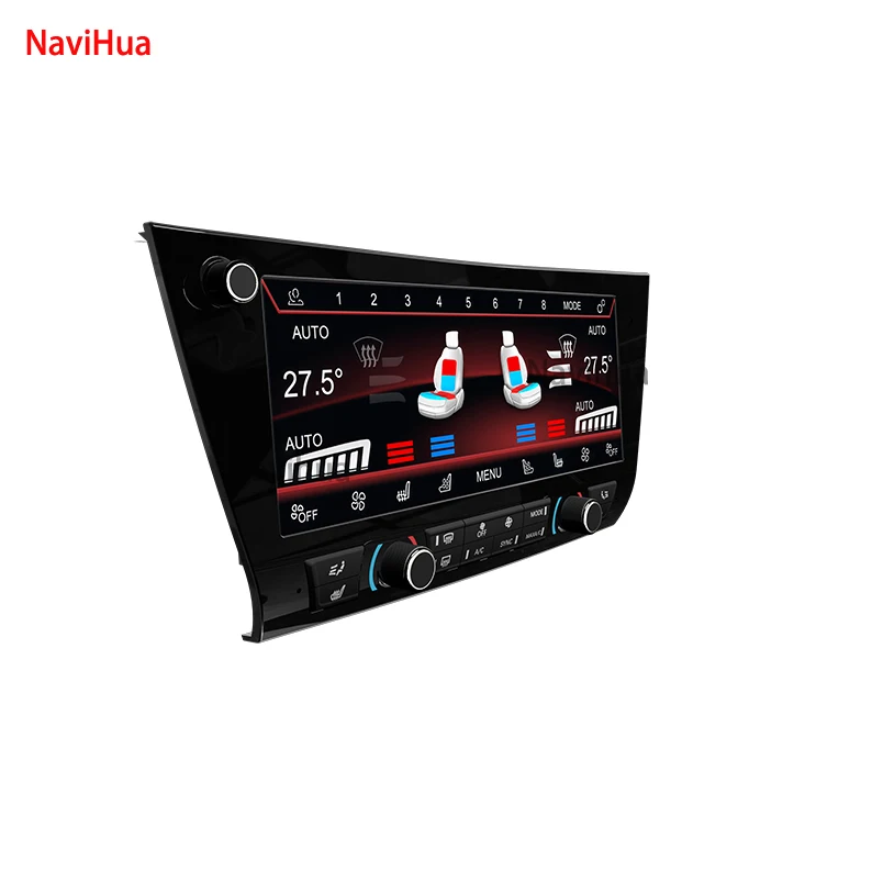 Navihua 10.25 Inch LCD Digital Air Conditional Climate Control Board AC Panel LCD Screen for BMW 5 Series F10 F11 F07 2011-2017