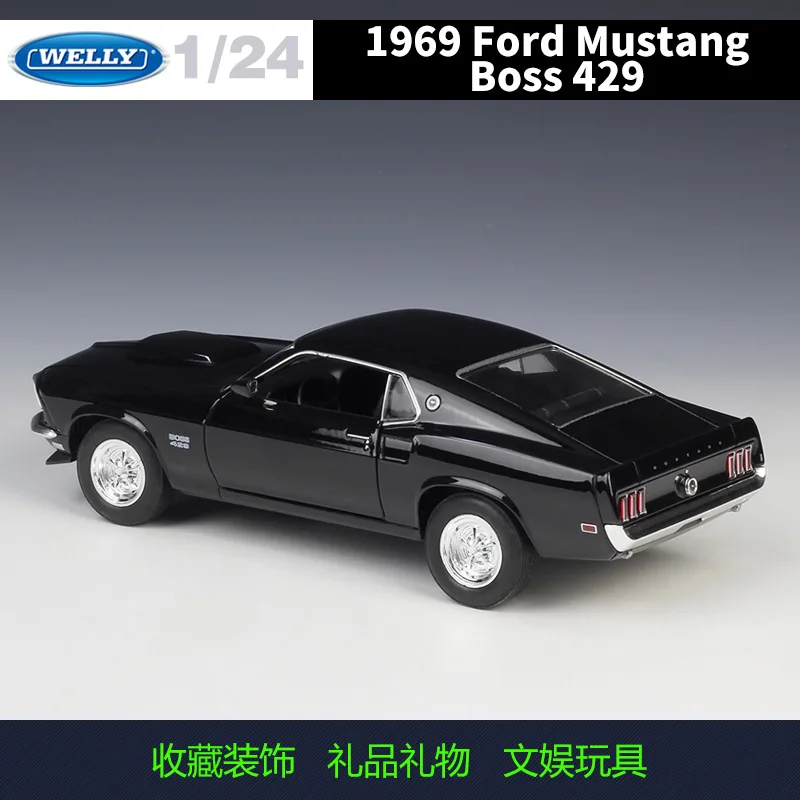 Maßstab 1:24 Diecast Simulator Legierung Modell Auto 2015 Ford Mustang GT 1969 Ford Mustang 429 Metall Spielzeug Rennwagen Spielzeug Für Kinder Geschenk