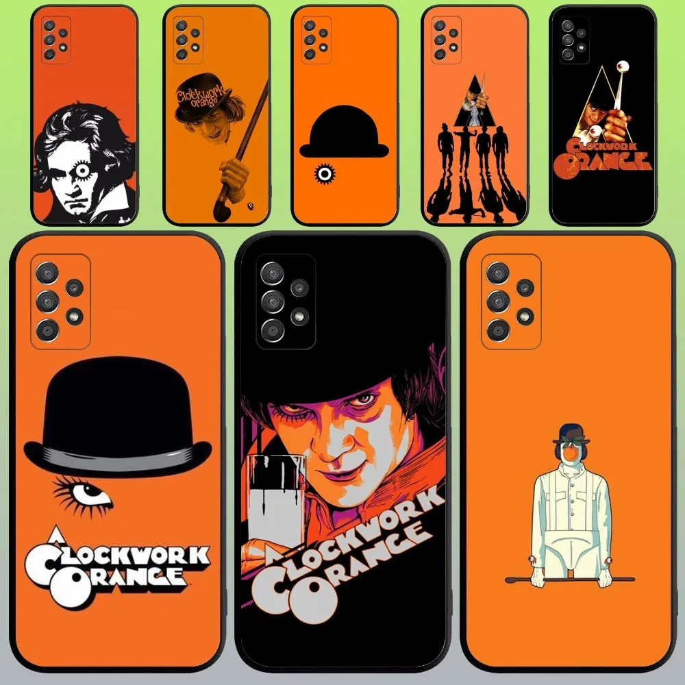 Film A C-Clockwork Orange Phone Case For Samsung Galaxy A20,A21s,A22,A31,A32,A52,A53,A72,73,A80,A91 Soft Black Cover