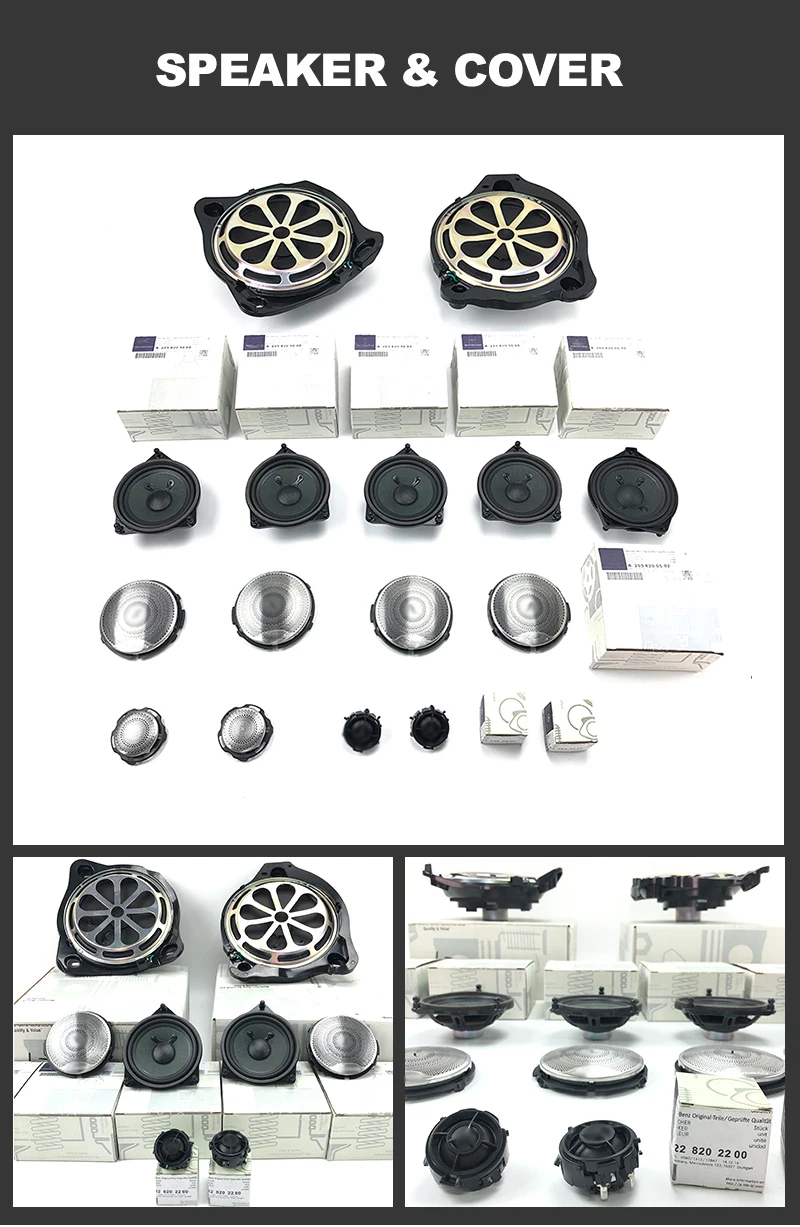 4-Zoll-Türverkleidungs-Mitteltöner für Mercedes Benz GLC C E S Klasse W205 W213 W222 Lautsprecher Audio Sound Stereo Horn im Auto – Detail 5