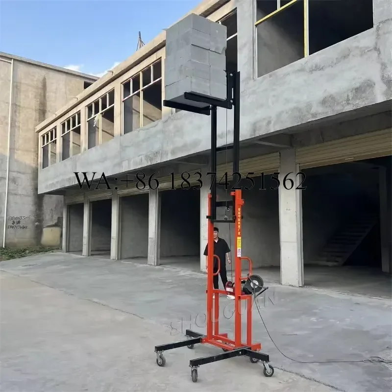 Wmwmnu for Steel Lifter Fire Tube Brick Hoist Elevator New Condition Wire Rope Sling for Retail and Hotels