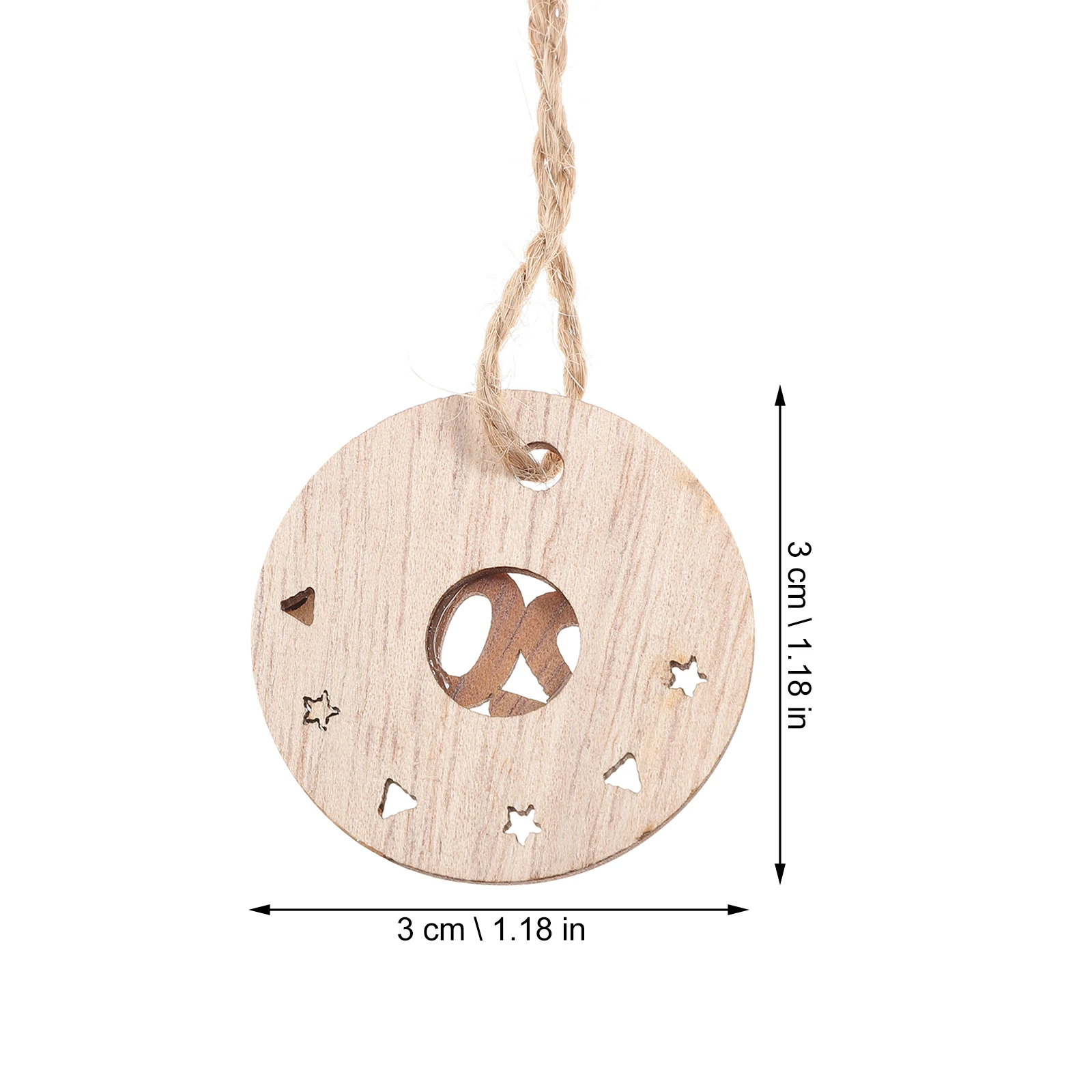 

Christmas Calendar Pendant DIY Xmas Tags Craft Gift Bag Pendants Wooden Adorn Hanging Festival Pendent Decor