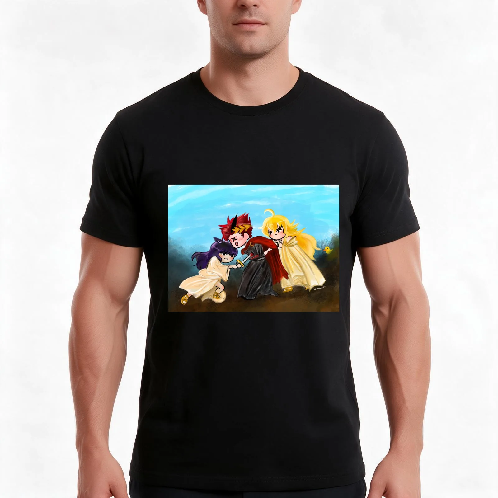 Et Tu, Blake? T-Shirt, Summer Casual Cotton Tee, Oversized Streetwear Tops, Vintage Graphic Print, Loose Fit Short Sleeve