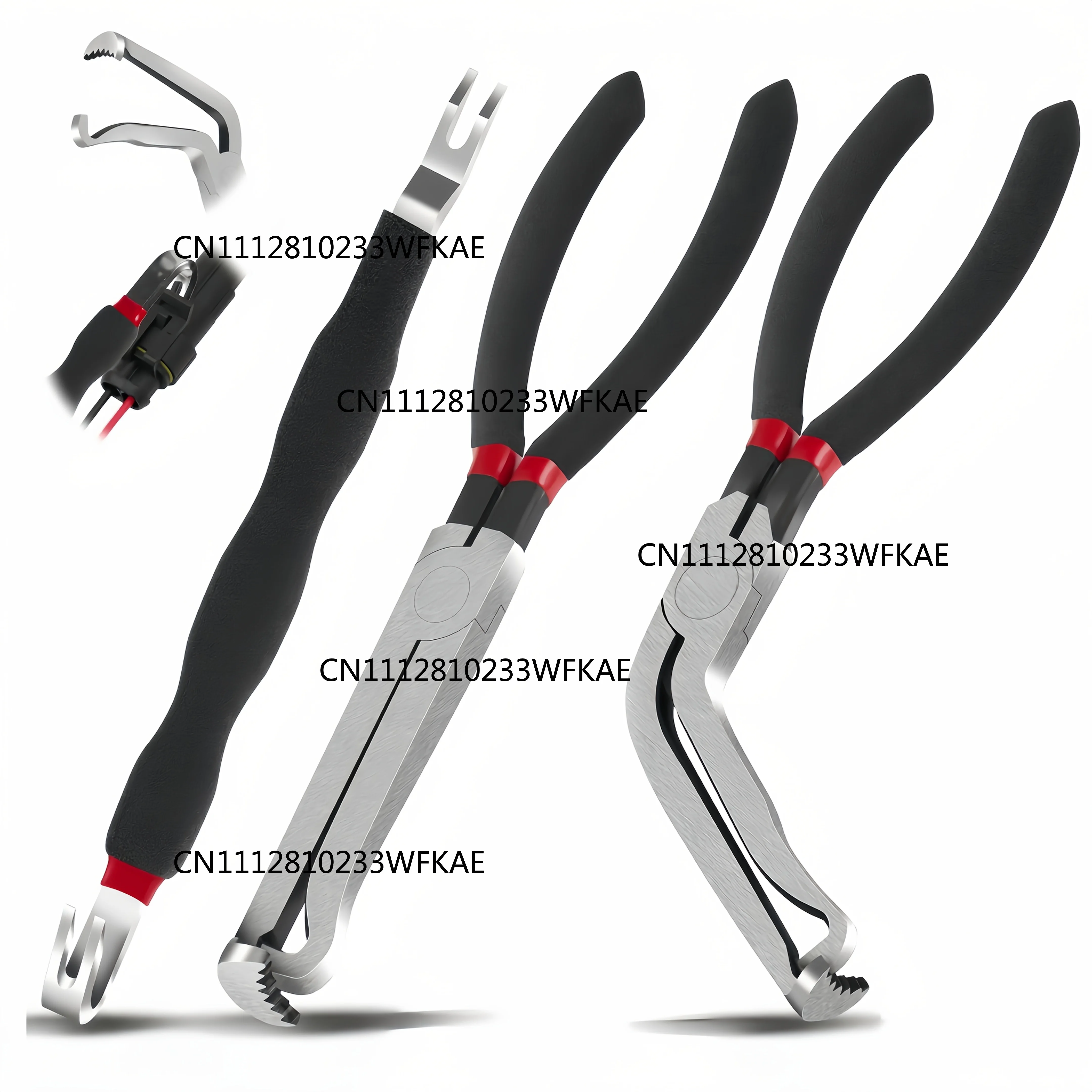 1/2/3pcs Electrical Disconnect Pliers Connector Separator 60 Degree for Electrical Wiring MAF Sensors Fuel Injectors Coils