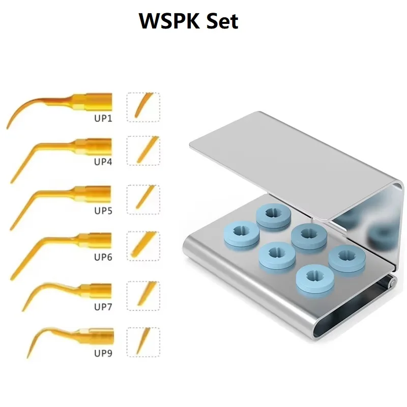 VVDental Piezosurgery Tips Kit Premium Ultraschall-Zahneinsätze mit gehärteter Metallstruktur für Woodpecker Mectron Einheiten Werkzeuge – Detail 10