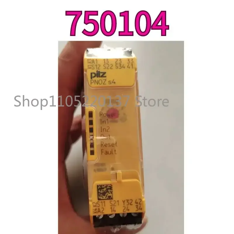 BC The brand new PNOZ S4 safety relay 750104 comes with a one-year warranty and can be shipped quickly