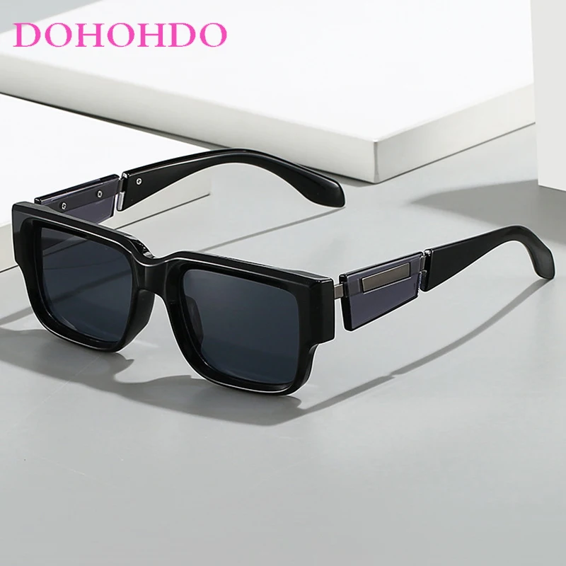 

Retro Classic Square Frame Women Men Sunglasses Luxury Designer Eyeglasses Summer Traveling Outdoor Fishing Sunglass Male UV400