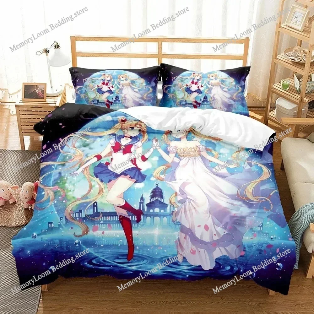 3D Print Crystal Palace Children Bedding Set King Queen Double Full Twin Single Size Bed Bedding Set