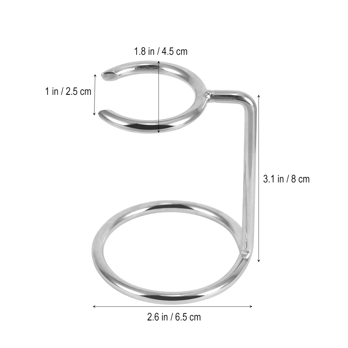Stojak na maszynkę do golenia ze stali nierdzewnej, organizer na pędzel do golenia do domu, salonu fryzjerskiego, uchwyt na pędzel do golenia, narzędzie do suszenia.