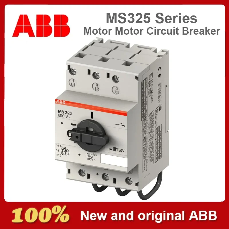 

Original ABB MS325 Series Motor Motor Circuit Breaker MS325-1 MS325-2.5 MS325-4 MS325-6.3 MS325-9 MS325-20 MS325-25 MS325-16