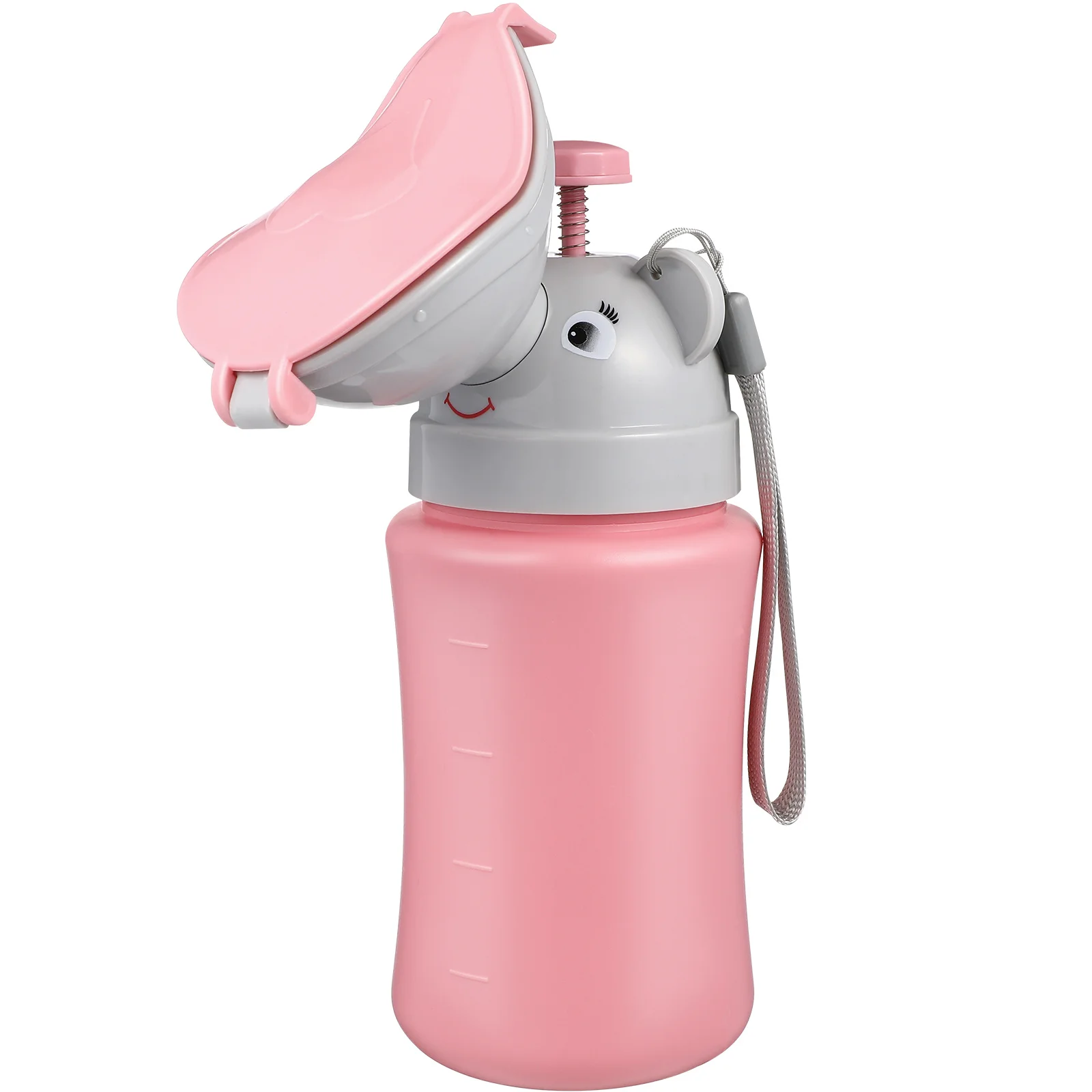 1 قطعة قعادة السفر مبولة للطفل الفتيات قابلة لإعادة الاستخدام المدمجة سيارة مرحاض الطوارئ لا تسرب رحلة التخييم زجاجة مبولة #6