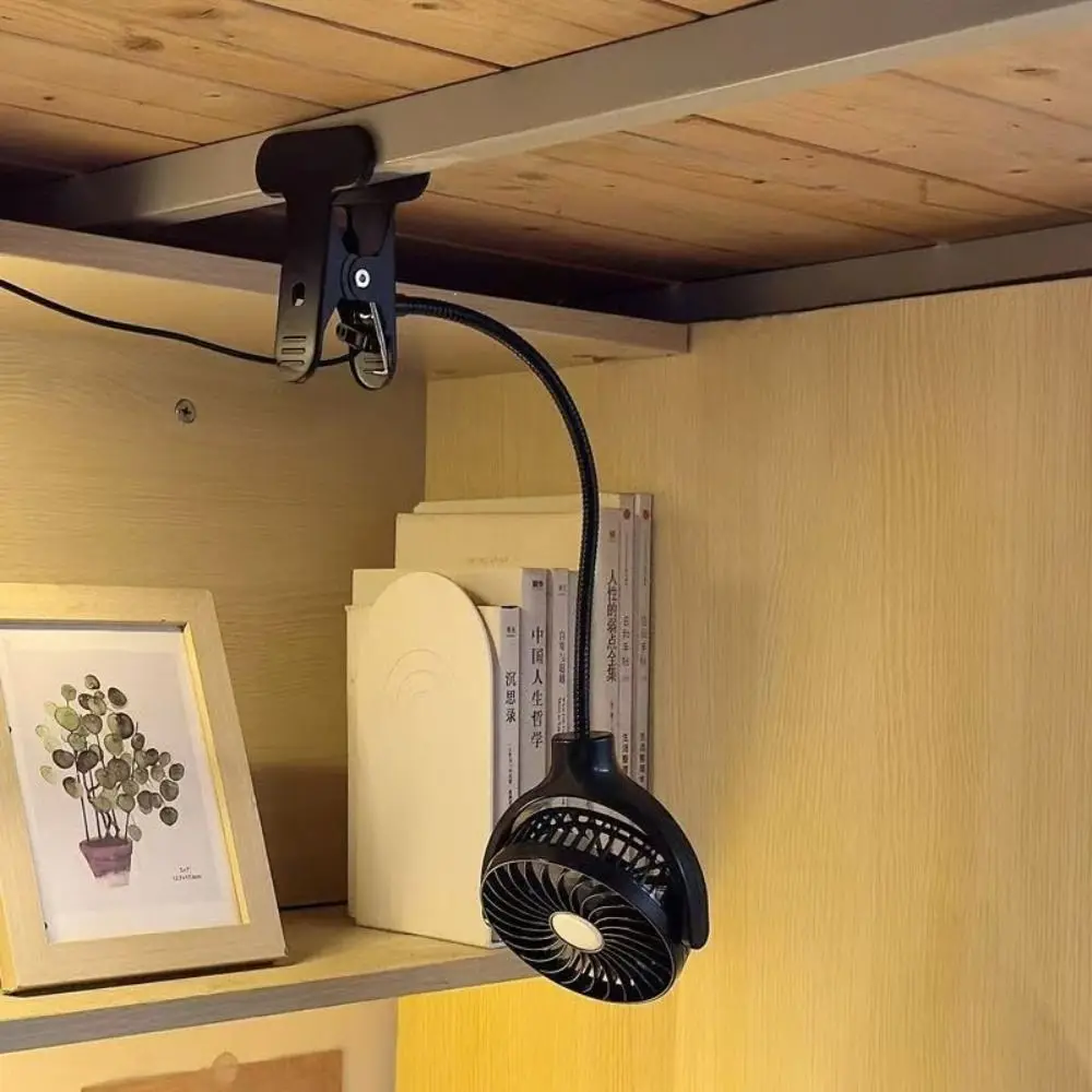 

Портативный настольный вентилятор с мощным обдувом, вращающийся, с прочным креплением-зажимом, для персонального использования, настольный вентилятор-клипса для охлаждения, настольный вентилятор для рабочего стола