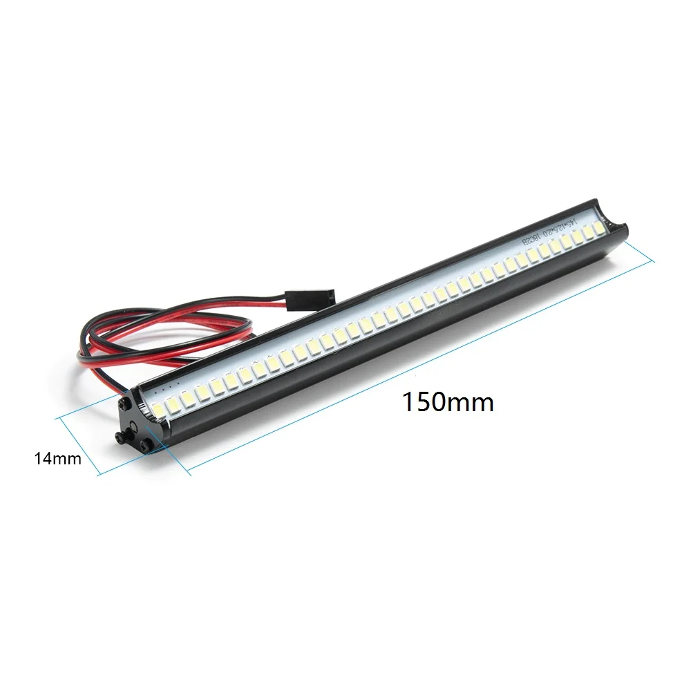 150MM 36 LED Light Bar Roof Lamp Lights for Axial SCX10 90046 TRX4 Slash 1/8 1/10 RC Crawler Truck