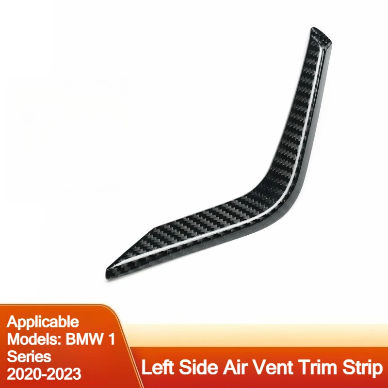 Real Carbon Fiber Air Vent Trim Strip (Left Side) Interior Decal for BMW 1 Series F40 F44