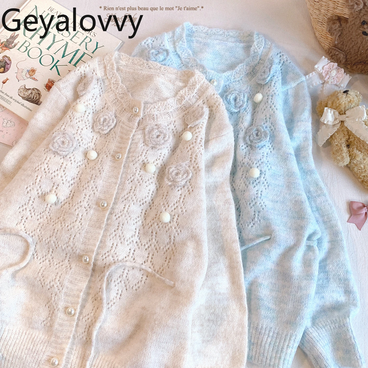 

Милые милые свободные свитера в стиле ретро, топы для женщин, осень-зима, вязаный кардиган на шнуровке, повседневный вязаный свитер с круглым вырезом