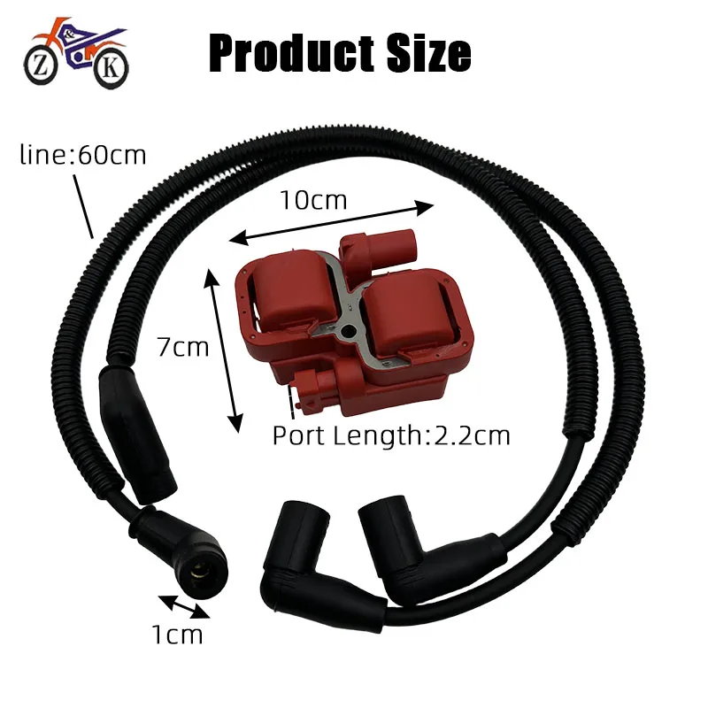 Motorcycle Ignition Coil For Can-Am Outlander Max 500 650 800 Spark Plug Wire Cap For SeaDoo 3D GSX GTX RFI RZR XP 900 278001546