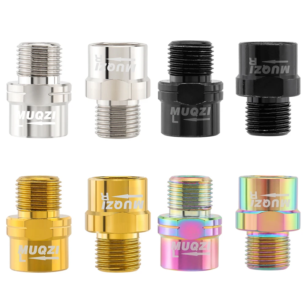 Bike Pedals Adapters Spacers Wear Resistant Bike Pedal Extension Bolts Spacers Anti Corrosion Left Right Signs