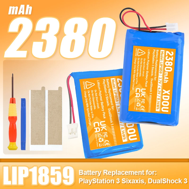

High Qulity 2380mAh PS3 LIP1472 Replacement Batteries for Sony LIP1859 PS3 PlayStation3 Wireless Controllers