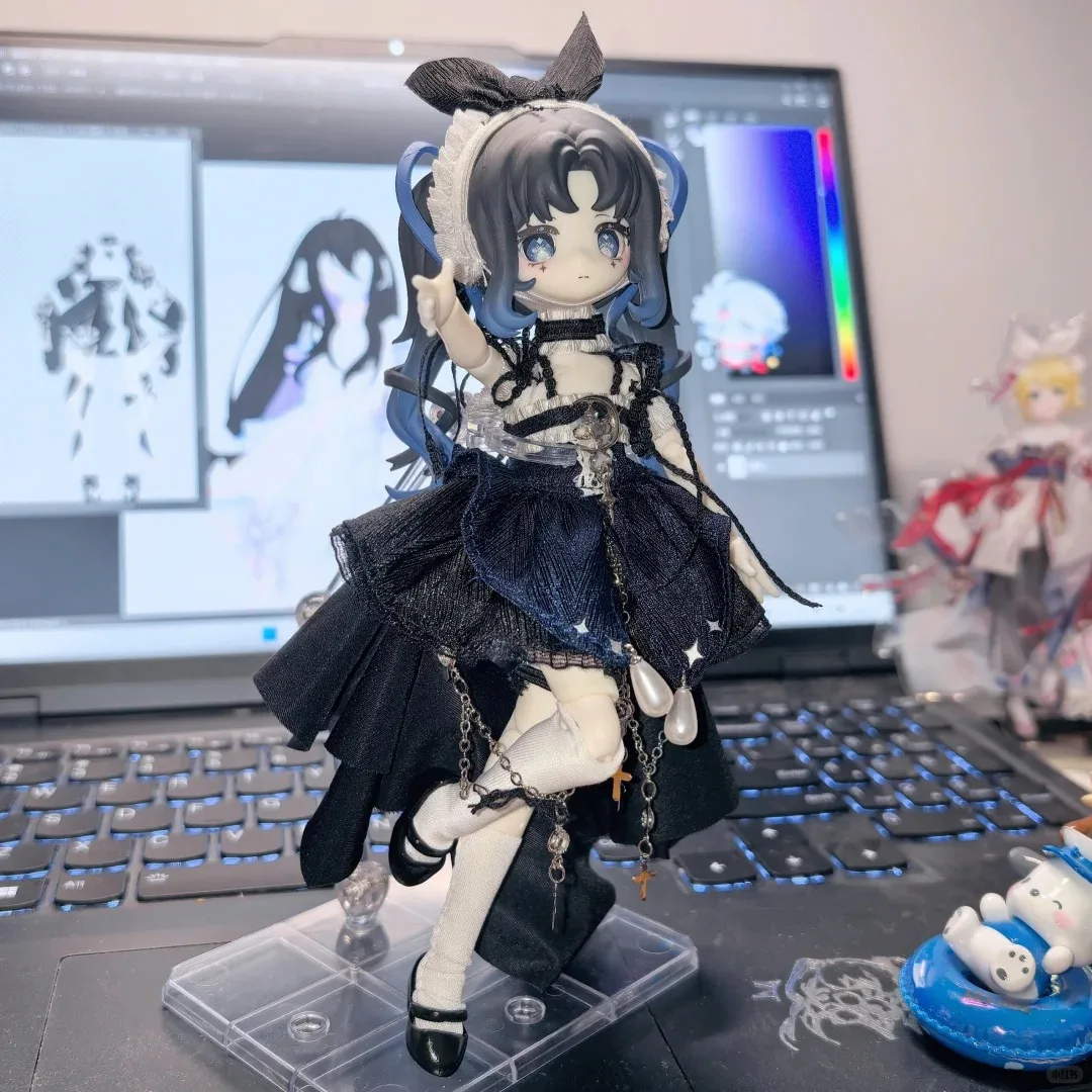 

New 1/12 Bjd Doll Original Creation Heart Limited Edition Colorful Hanging Card Aipo Mjd Mystery Box Joint Movable Doll Gifts