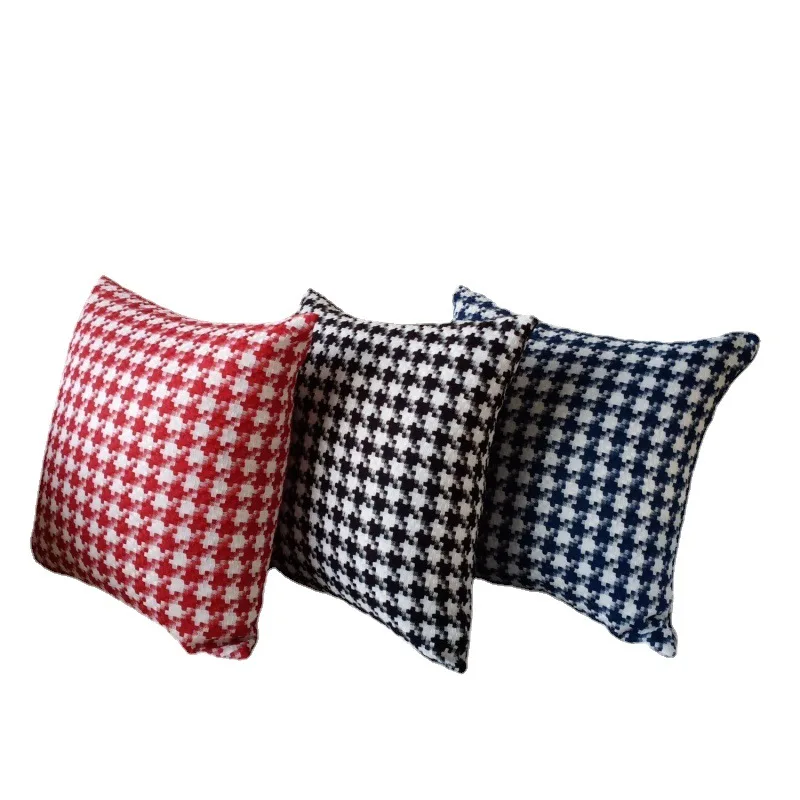 

Cozy Houndstooth Dual-Use Pillow and Quilt Set for Ultimate Comfort on Your Sofa