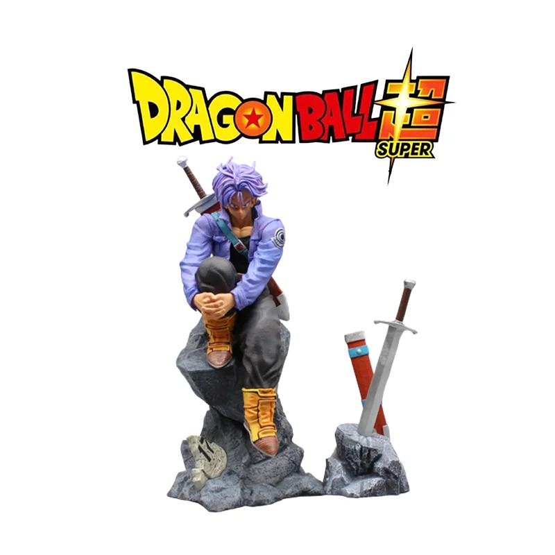 

28cm Dragon Ball Torankusu Trunks Anime Figure Gk Statue Action Figurine Desk Decoration Collectible Pvc Model Toys Kids Gift