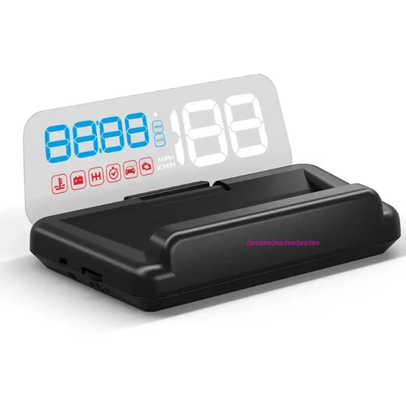 

C500 OBD2 HUD With Mirror Projection Digital Head-Up Display Car Speed KM/H MPH Projector On-Board Computer Fuel Mileage RPM