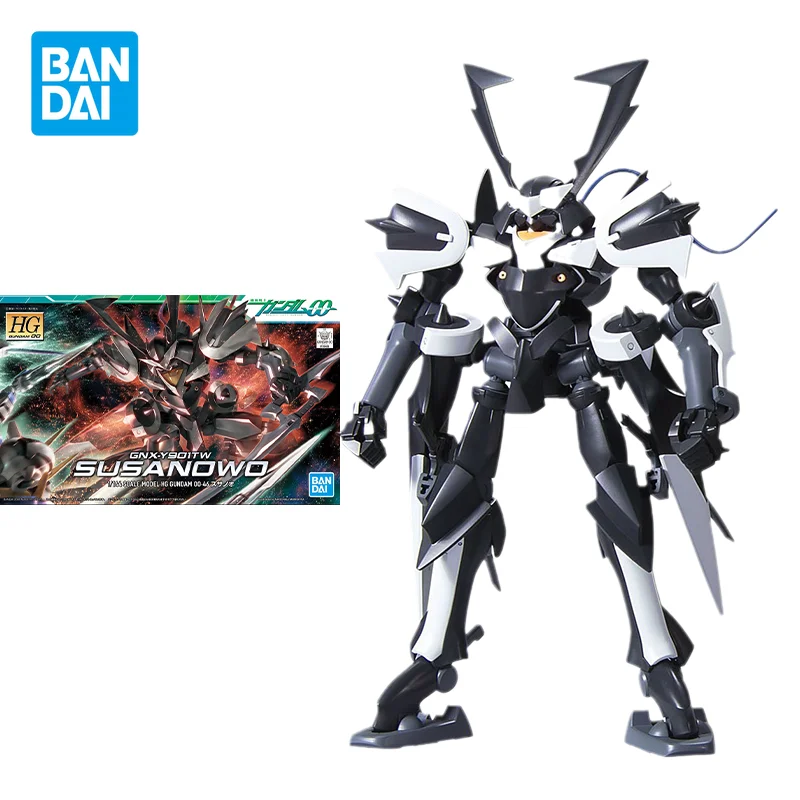 

Bandai Original Gundam Model Kit Anime Figure HG 1/144 GNX-Y901TW Susanowo Action Figures Collectible Toys Gifts for Kids