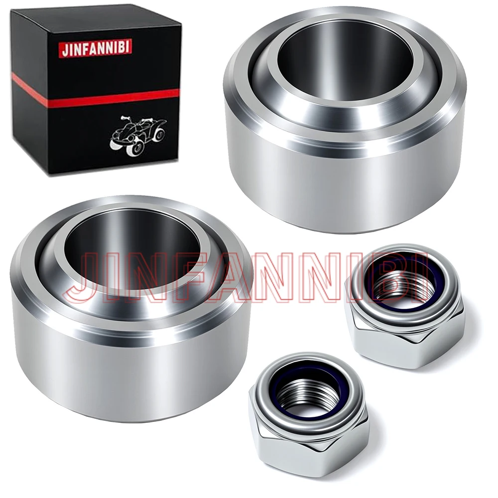 2 Sets Pillowball Bearings & Nuts Kit For Air Lift Performance Suspension #50754