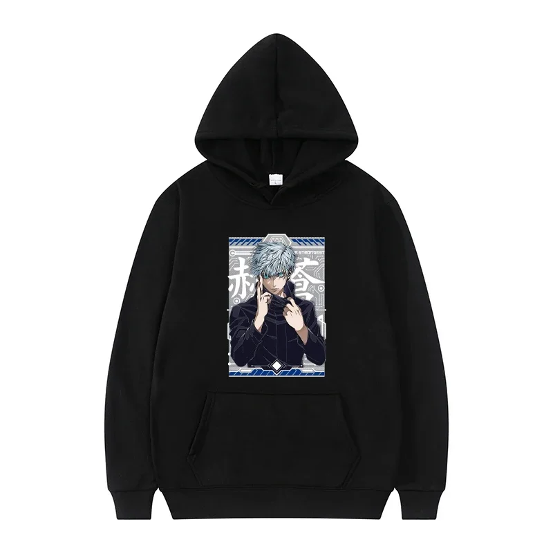 

Fall and Winter Long-sleeved Men's and Women's Hooded Sweater Popular Anime Characters Handsome Printing Casual Harajuku Tops