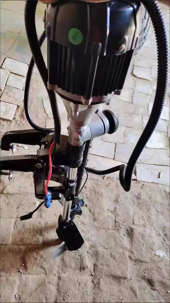 محرك خارجي كهربائي مدمج 12 فولت 1000 وات صديق للبيئة، حالة جديدة، محركات القوارب الكهربائية اليدوية #4