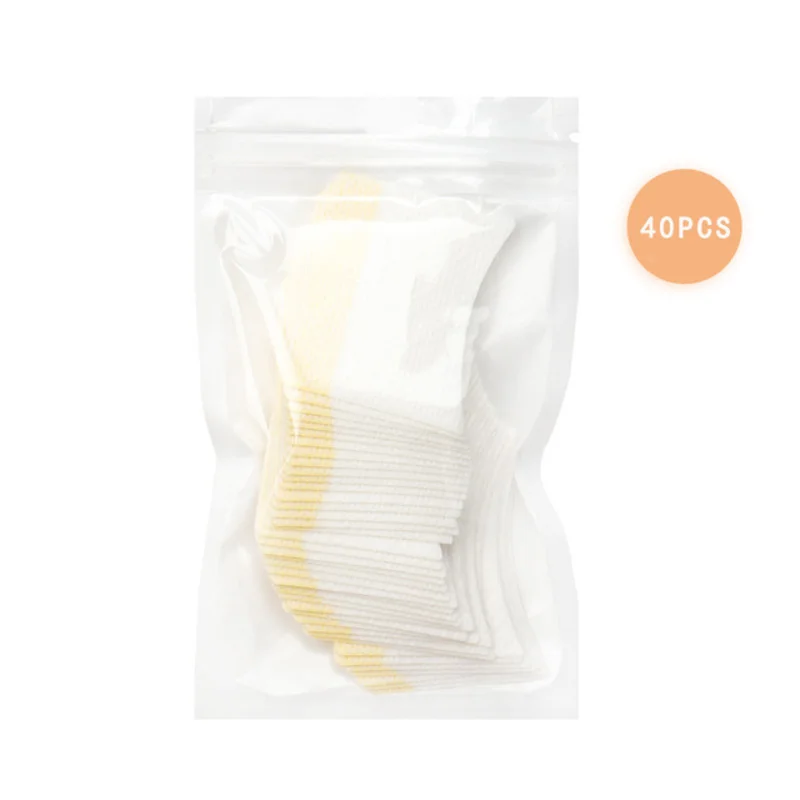 SENSE LASHES 40pcs 일회용 코튼 속눈썹 패치 스티커 가짜 속눈썹 제거 용 아이 패드 패치 속눈썹 연장 메이크업 도구