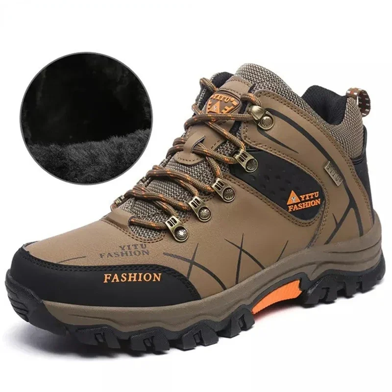 Zapatos de senderismo para hombre, zapatos de escalada de montaña de alta calidad, plataforma masculina, turismo, trotar, Trekking, Zapatillas resistentes al desgaste