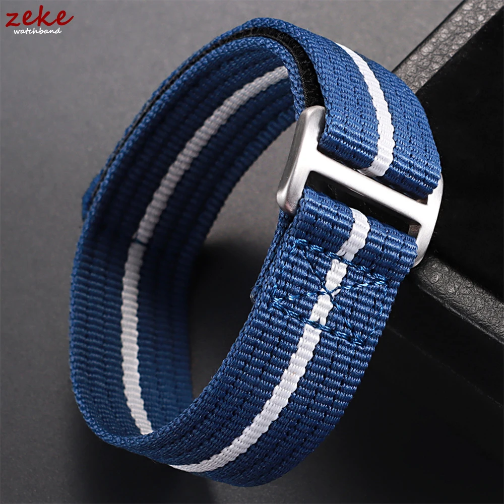 Nylon Canvas Armband 20mm 22mm für Tudor Hakenschlaufe Textil Uhrenarmband für Seiko für Omega Herren Militär Sport Armband Armband