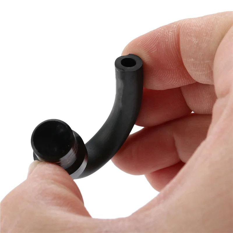 A03Q-5X غطاء خزان الوقود الغاز صمام تنفيس الاستراحة خرطوم أنبوب للدراجة الترابية ATV PIT اللون: أسود