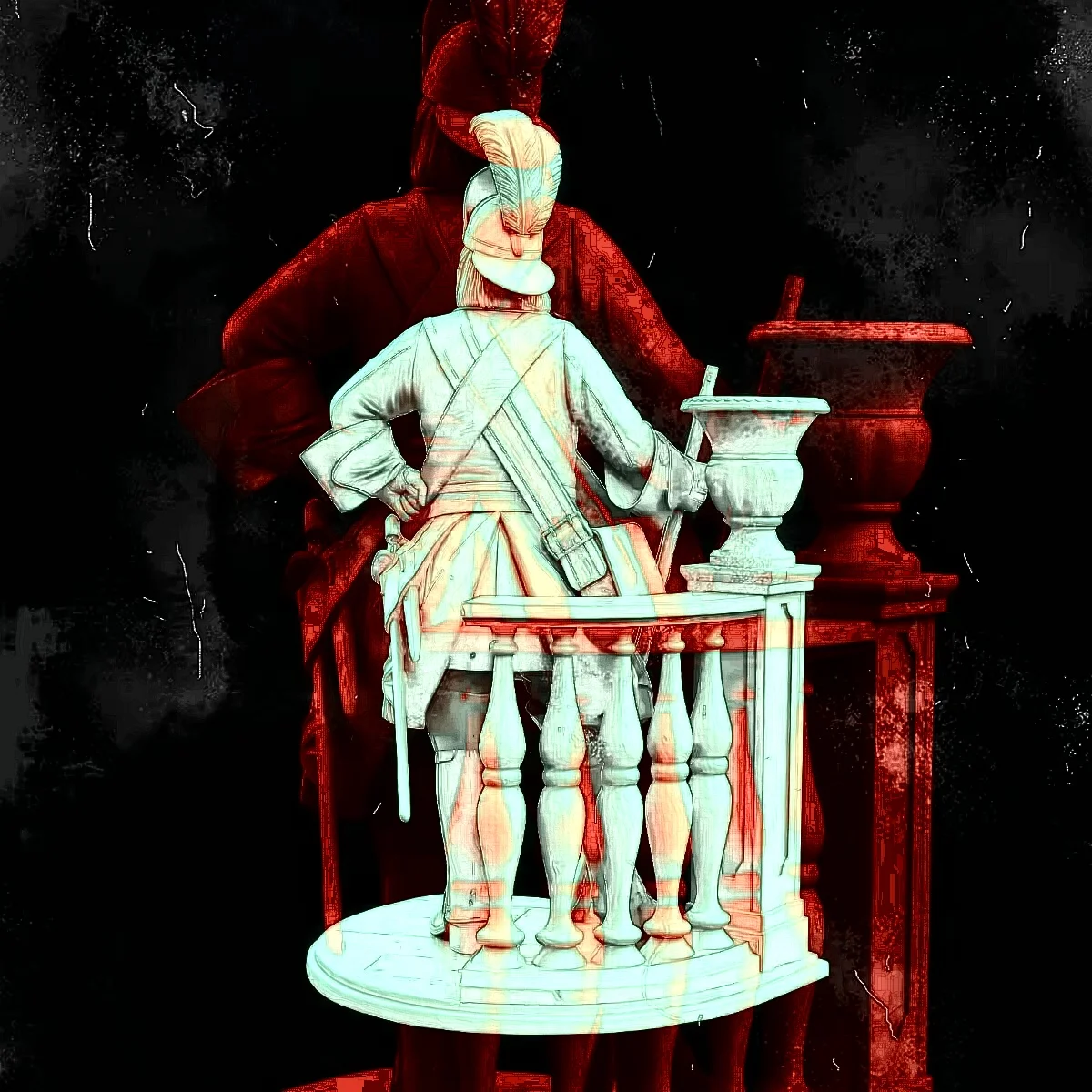 

75mm resin unpainted model kit, military theme, Russian Guards Grenadier Regiment officer assembly and unpainted GK