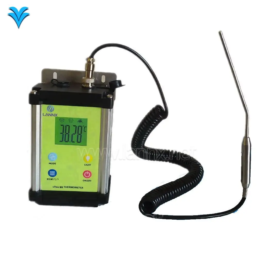 

LANNX VThm M8 Animal Electronic Thermometer Pet Professional Waterproof Fast Rectal Thermometer for Cattle Digital Thermometer