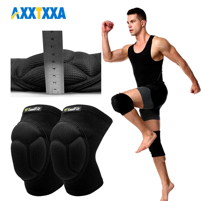1Pair Knee Pads Comfortable Non-Slip, Thick Extra Foam Cushion for Scrubbing Floors, Gardening, Yoga, Soft Inner Liner
