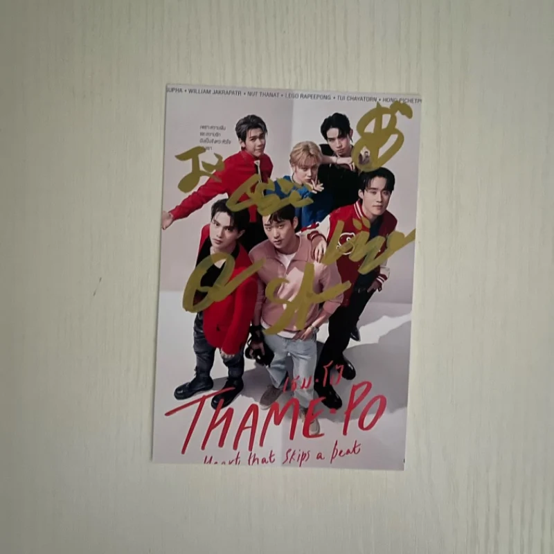 LYKN 直筆サインポスター lykn LYKN Williamest HD Poster Autographed Photos Thai TV Thame Po